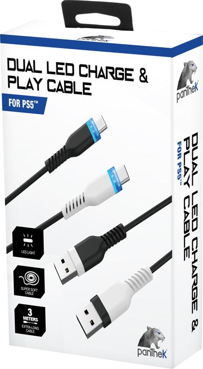 Panthek PlayStation 5 Dual Charging Cable (PS5)