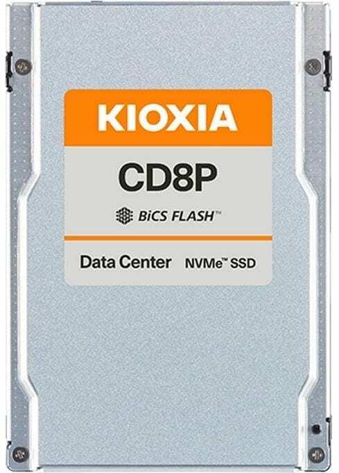 Produktbild Kioxia CD8P-R Series KCD8XPUG15T3 15360 GB 1 DWPD 2,5 63,5mm PCIe 5.0 NVMe SIE SAS SS (15360 GB, 2.5")