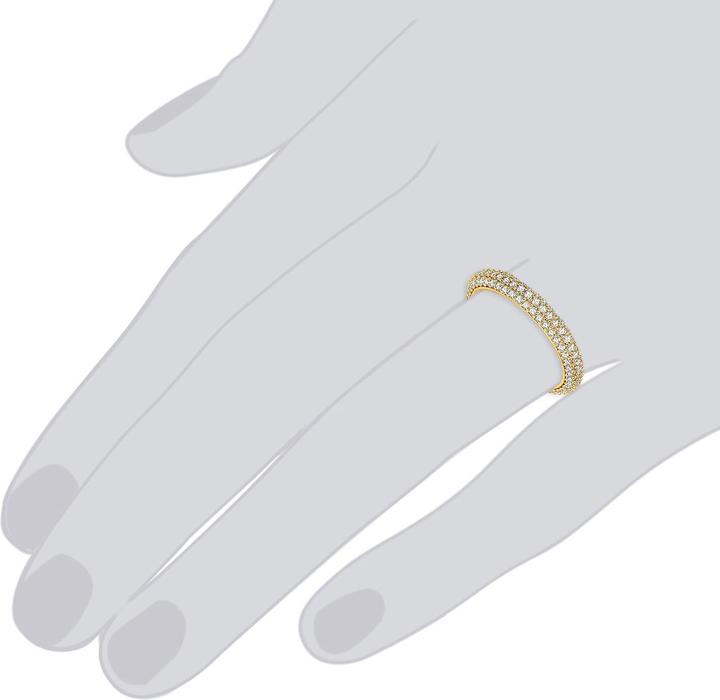Image du produit Lulu & Jane Femmes laiton zirconium or jaune - 29147 (58)