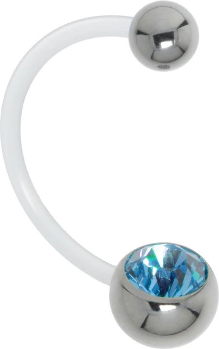 Bijouteria Schwangerschaftspiercing (Bioplast, Edelstahl, Kristall)