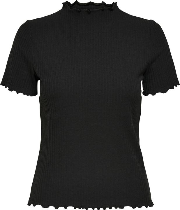 Actual product image Only Stand up collar top with short sleeves (XS)