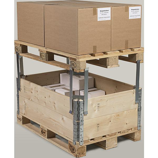 Produktbild Valdemar Krog Distanzhalter, VE 4 Stk, für Aufsatzrahmen zu Palette, 250 mm lichte Höhe