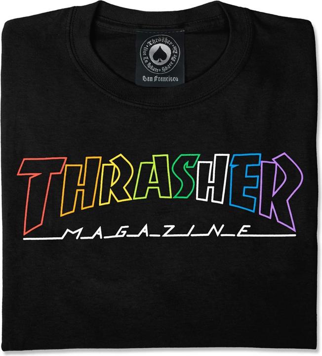 Immagine prodotto Thrasher Maglietta Rainbow Mag tratteggiata (M)