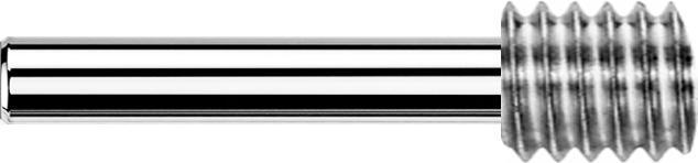 Produktbild Star Piercing Adapter Threadless auf 1.2 mm Gewinde (ohne Messing, Titan G23)