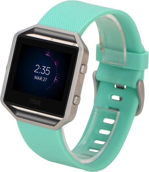 Produktbild JTI TPU-Armband kompatibel mit Fitbit Blaze - Türkis (Plastik)