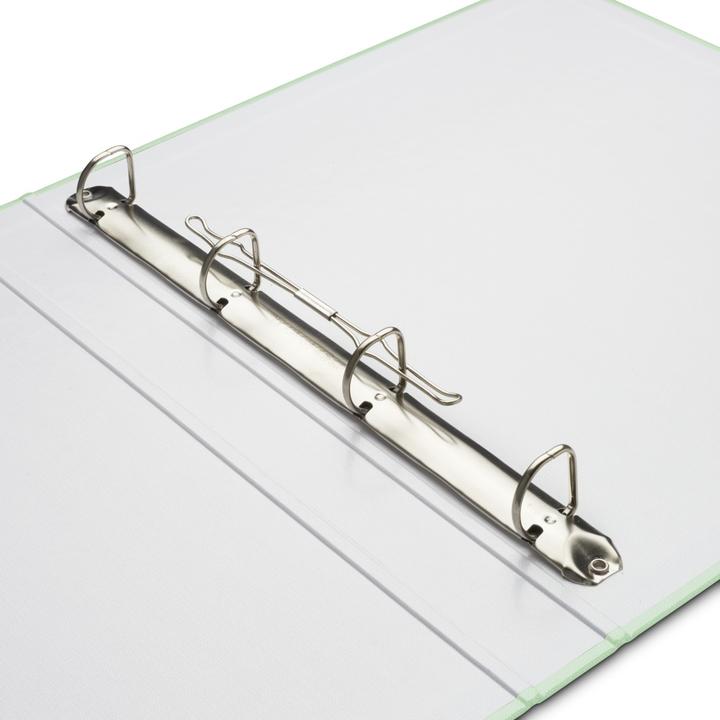 Actual product image Hama Folder with 4-ring combination mechanism, 39 mm spine width, green (A4, 39 mm, 1 Piece)