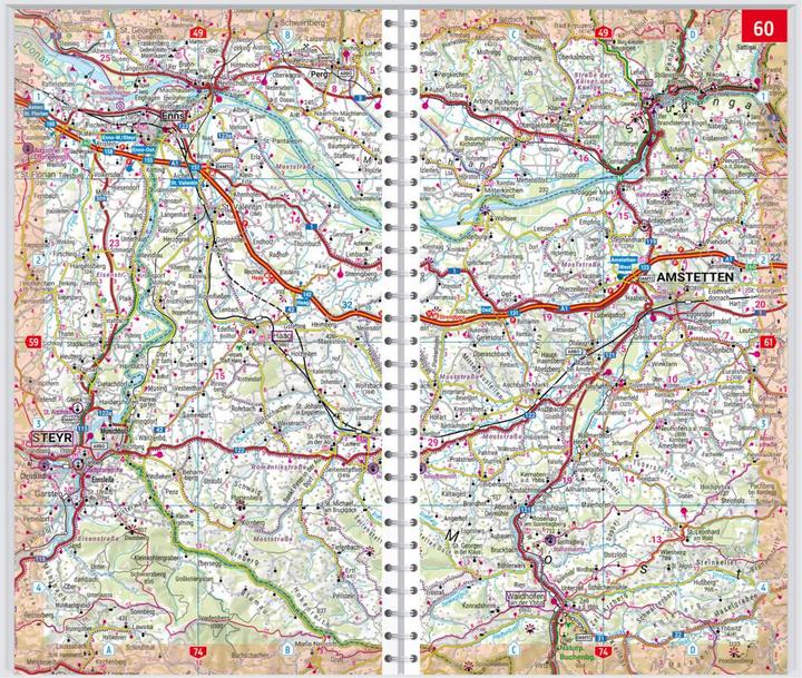 Produktbild Österreich Supertouring, Autoatlas 1:150.000, freytag & berndt (Deutsch, freytag & berndt, 2022)
