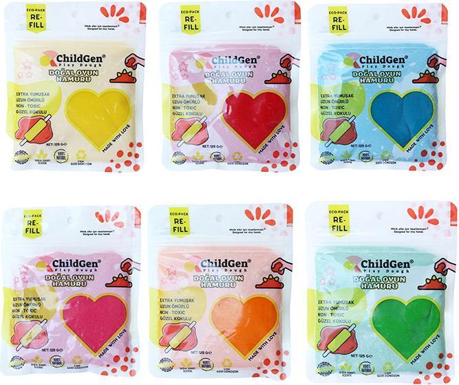 Produktbild ChildGen Öko 6er Pack 2+ Bio-Knete