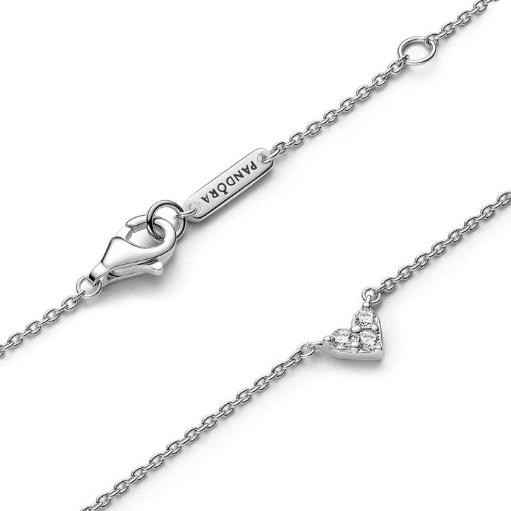 Image du produit Pandora Trois étoiles Collier Coeur (Argent 925, 38 cm)