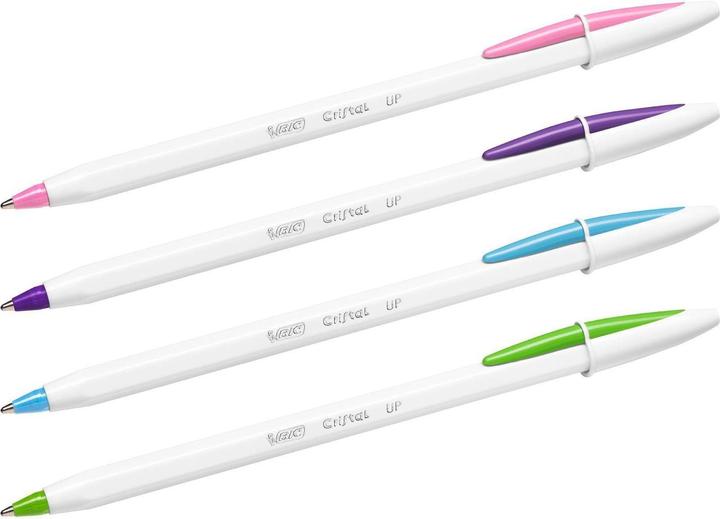Image du produit Bic CRISTAL UP - Stylo à bille (Multicolore, 4 x)