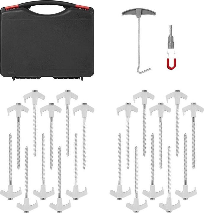 Actual product image ProPlus Tent peg set screwable 20cm