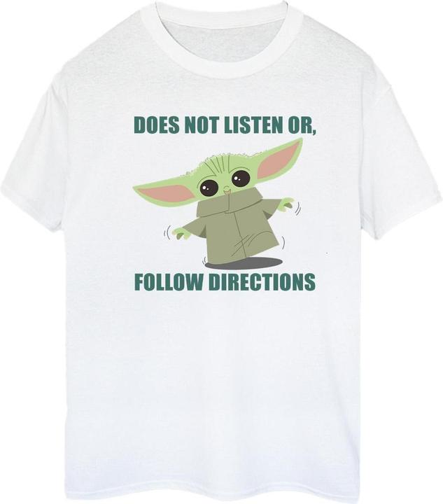 Star Wars The Mandalorian Grogu Does Not Listen TShirt (M)