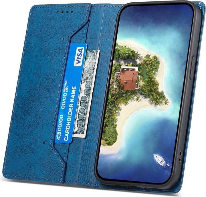 Image du produit Cover-Discount Pochette avec bloqueur RFID bleu (Samsung Galaxy S24 Ultra)