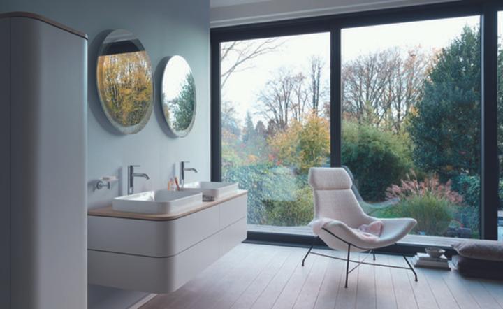 Image du produit Duravit Panneau de console HAPPY D.2 PLUS 16x1000x550mm m 1 encoche blanc brillant