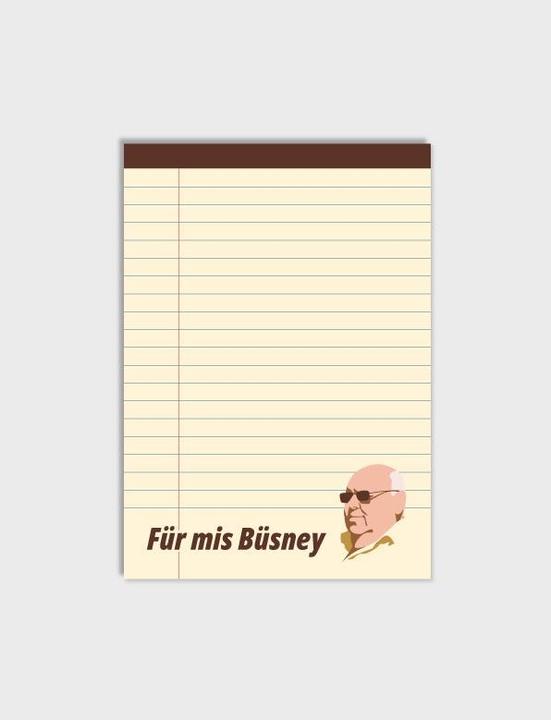 Actual product image SwissMeme Büsney notepad (A5, Lined)