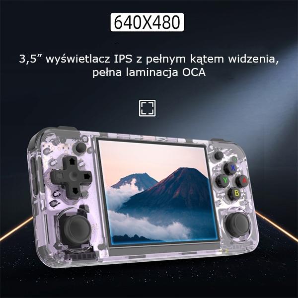 Immagine prodotto Anbernic Konsola RG35XX H viola trasparente/traslucido