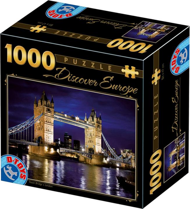 Produktbild D-Toys Puzzle Tower Bridge, London 1000 Teile (1000 Teile)