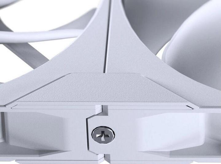 Actual product image Phanteks M25 Gen2 PWM D-RGB fan - reverse blade, 120mm, white (120 mm)