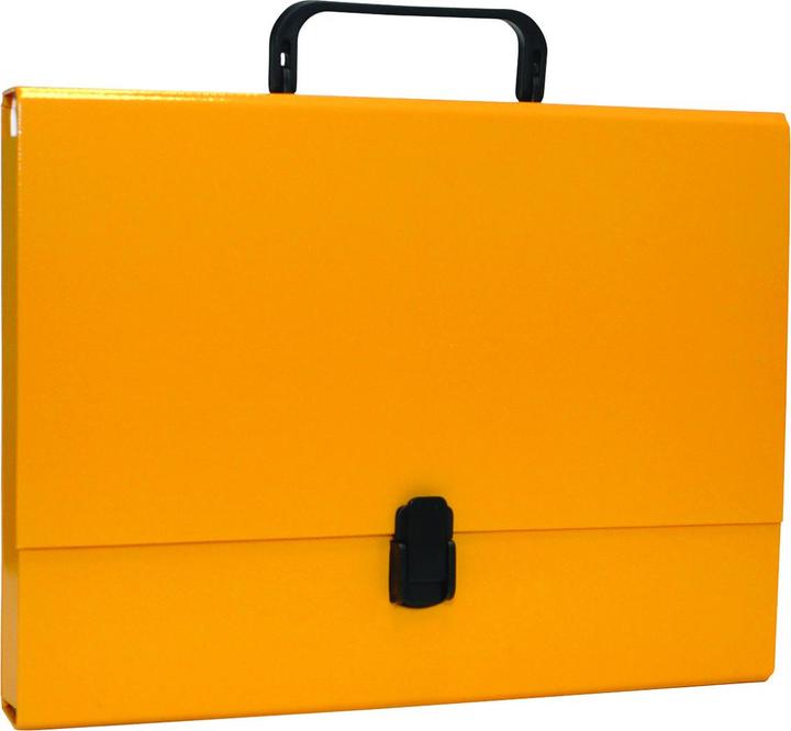 Produktbild Office Products PP, A4/5cm, mit Griff und Schloss, gelb (A4)