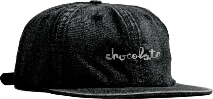 Image du produit Chocolate Chapeau Chunk en denim noir brodé