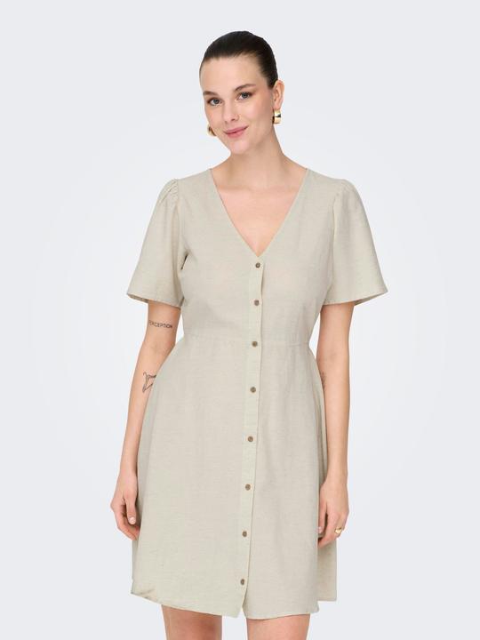 Actual product image Only Onlvita Life Linen S/S Short Dress Wvn (S)