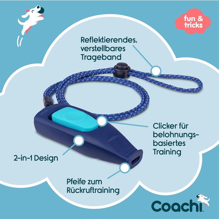 Actual product image Company of Animals Coachi Whizzclick Whistle + Clicker (Upbringing)