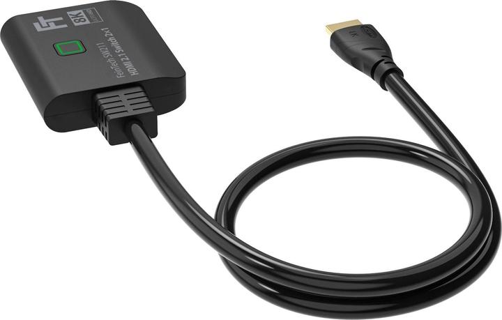 Actual product image FeinTech SW211 HDMI 2.1 8K Bi-Directional Switch 2 In 1 Out | Splitter 1 In 2 Out | Pigtail