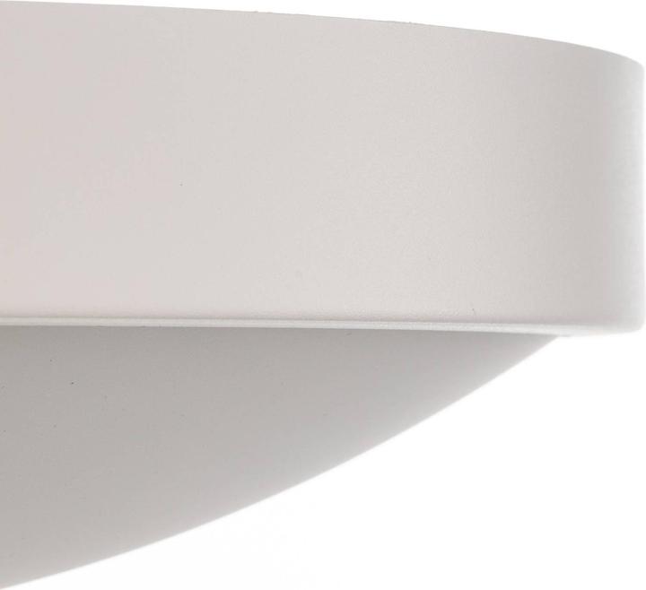Image du produit Lamkur Plafonnier Jaris, verre bombé, Ø 36 cm, blanc (E27)