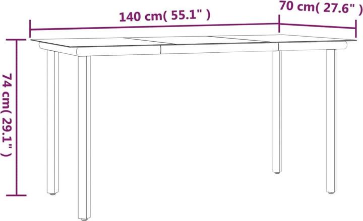 Produktbild VidaXL Aniya (80 cm)