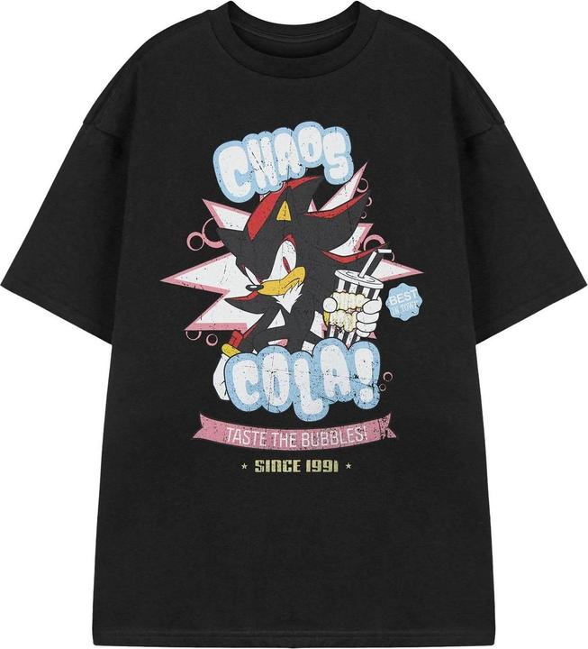 Sonic The Hedgehog Chaos Cola TShirt kurzärmlig
