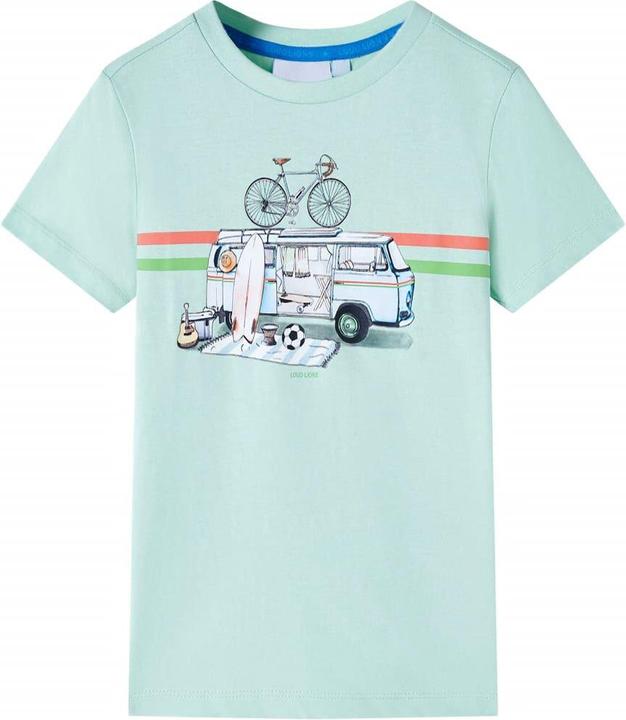Immagine prodotto VidaXL Maglietta per bambini Verde menta chiaro 128,Materiale: 100 (128)