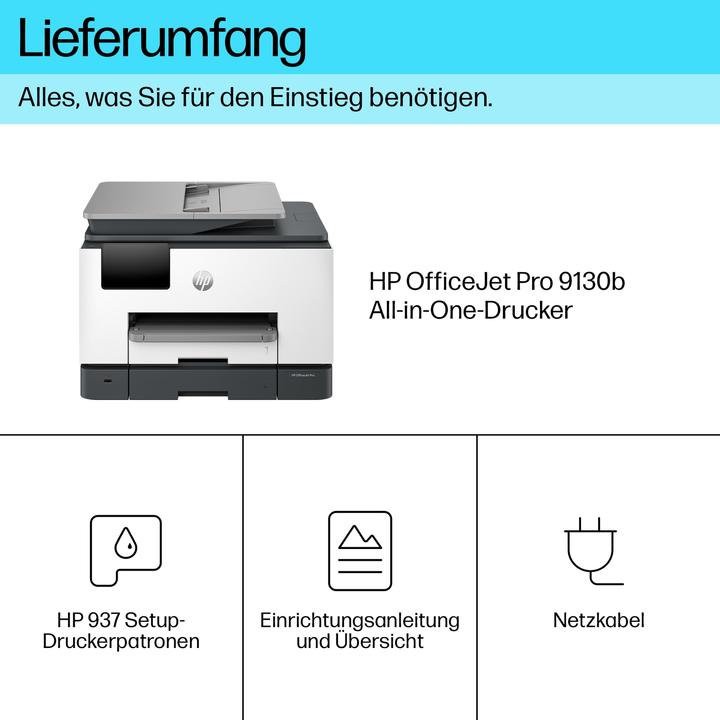 Productafbeelding HP OfficeJet Pro 9130b All-in-One (Inktpatroon, Kleur)