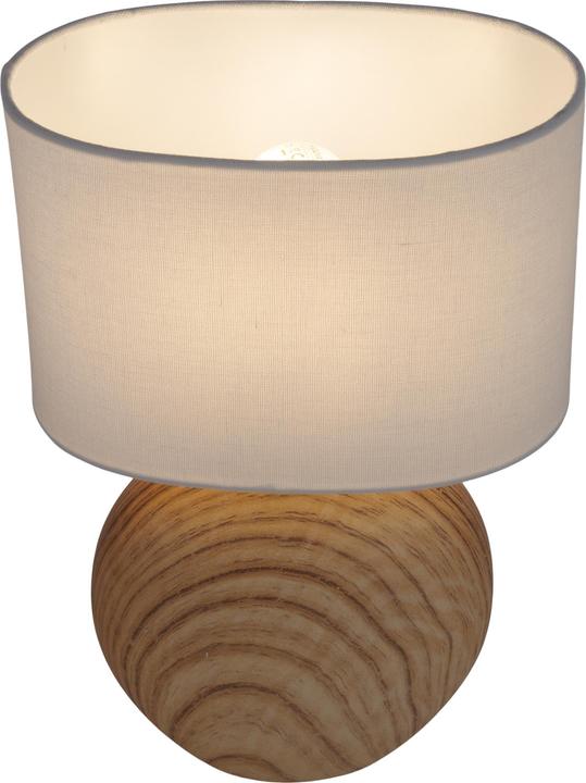 Actual product image Näve Ceramic "WOODY" table lamp (E14)