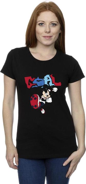 Immagine prodotto Disney Mickey Mouse Goal Striker Pose Maglietta Donna (L)