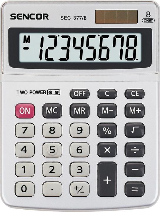 Actual product image Sencor Table SEC 377 (Solar cells, Batteries)
