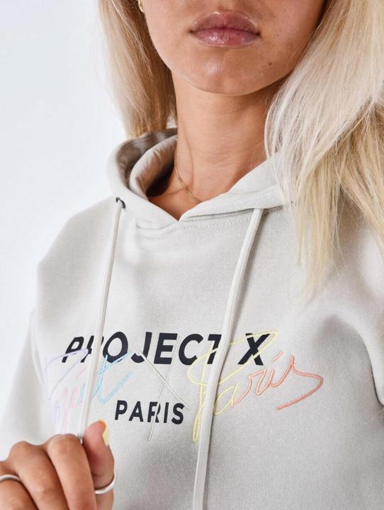 Immagine prodotto Project X Paris Felpa con cappuccio ricamato da donna (XS)