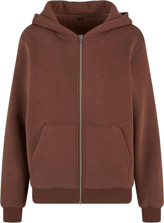 Build Your Brand Hoodie mit durchgehendem Reissverschluss