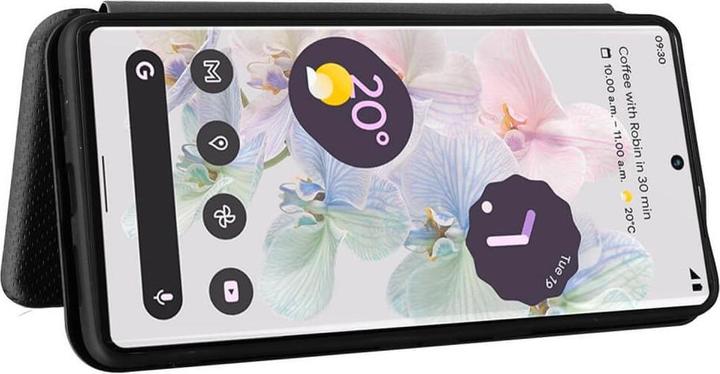 Image du produit Cover-Discount Google Pixel 7 Pro - Etui flip look carbone noir (Google Pixel 7 Pro)