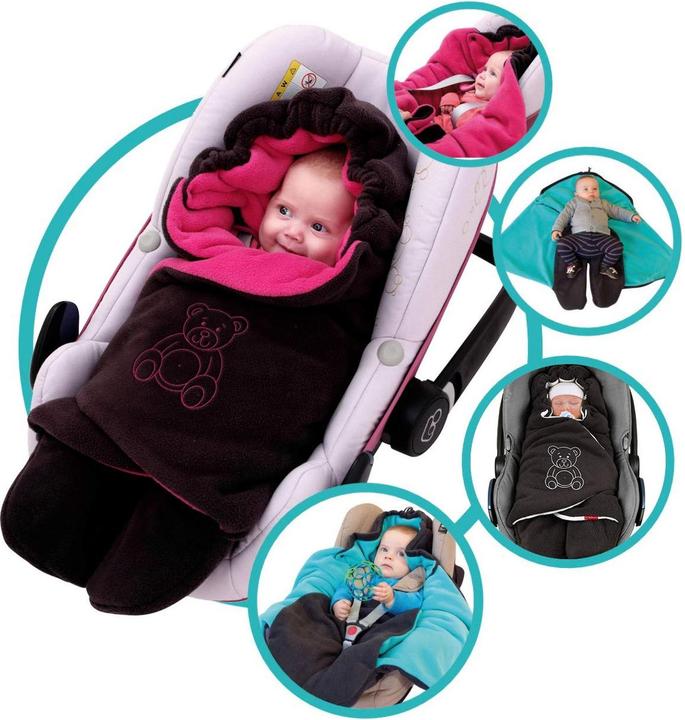 Produktbild ByBoom Baby Einschlagdecke für Babyschale