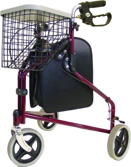 Devilbiss Dreiradgehwagen Tri-Walker inkl. Korb/Tablett/Tasche