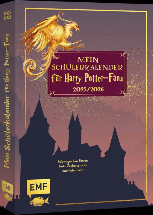 Actual product image My school calendar for Harry Potter fans 2025/2026 (German)