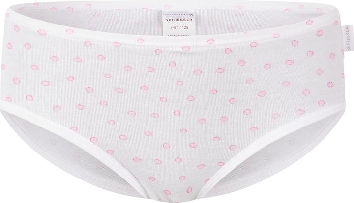 Immagine prodotto Schiesser Confezione da 6 slip / mutande per bambine in cotone biologico a coste sottili (98, confezione da 6)
