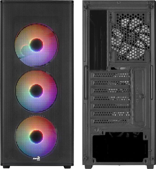 Produktbild AeroCool Geh Midi Designer v2 MicroATX/ATX/MiniITX (black) (Mini-ITX, ATX)
