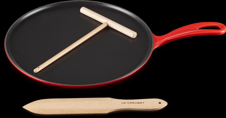 Actual product image Le Creuset Signature (27 cm, Crêpe pan, Cast iron)