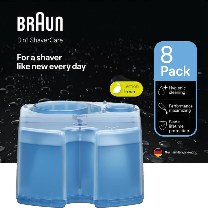 Produktbild Braun 3-in-1 ShaverCare (8 x)