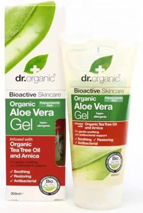 Dr. Organic Bio Aloe Vera Gel mit Teebaum Arnika 200ml (200 ml)