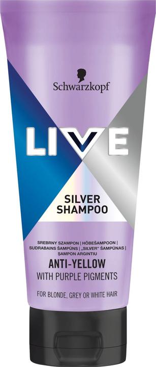 Produktbild Schwarzkopf Live Silver Shampoo (200 ml, Flüssiges Shampoo)