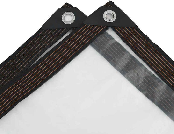 Produktbild VidaXL Transparente Plane mit Ösen 3x8 m Polyethylen durchsichtige Plane