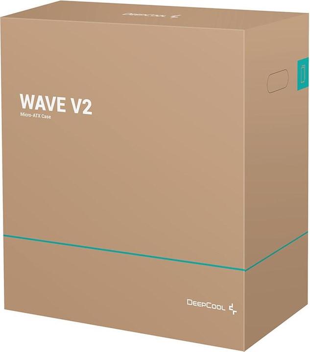 Immagine prodotto Deepcool Wave V2 Juodas, Micro ATX, Alimentatore incluso No (mATX, Mini-ITX)