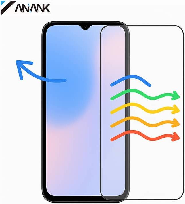 Anank 2.5D Transparentes EyeSafe Edition - Anti-Blaulicht Panzerglas für Samsung Galaxy A16 4G/5G (1 Piece, Samsung Galaxy A16)